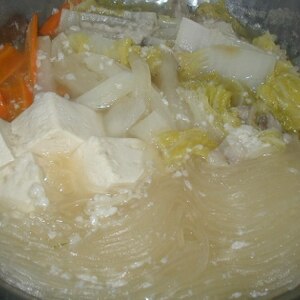白菜と豚バラの塩麹鍋
